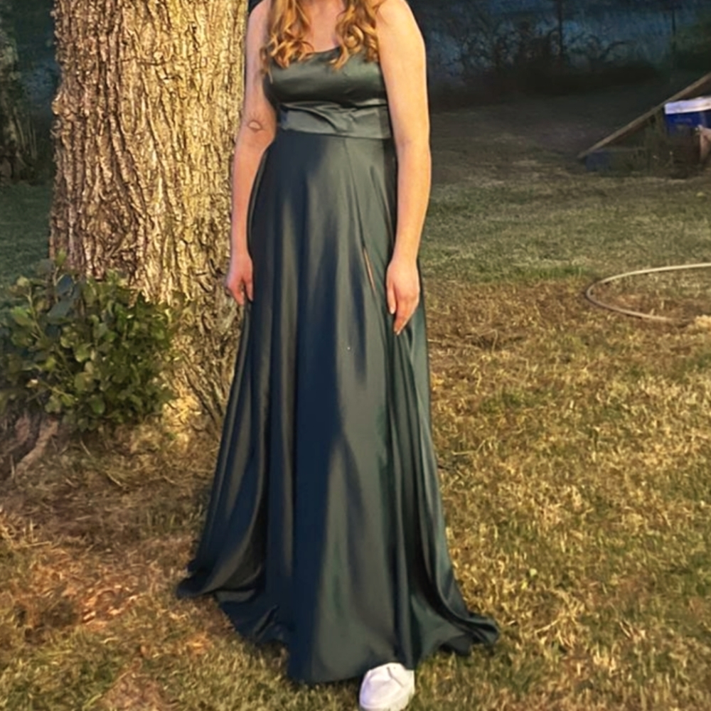 Green prom dress